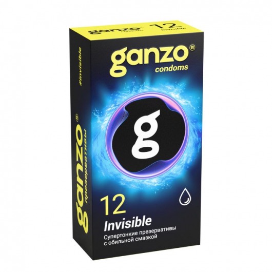 Супертонкие презервативы Ganzo Invisible - 12 шт. - Ganzo - купить с доставкой в Кисловодске