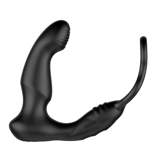 Черный двухмоторный массажер простаты Nexus Simul8 Wave Edition - Nexus Range - в Кисловодске купить с доставкой