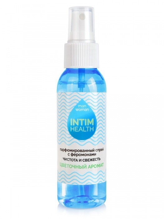 Парфюмированный спрей Intim Health для нижнего белья и тела с цветочным ароматом - 95 мл. -  - Магазин феромонов в Кисловодске