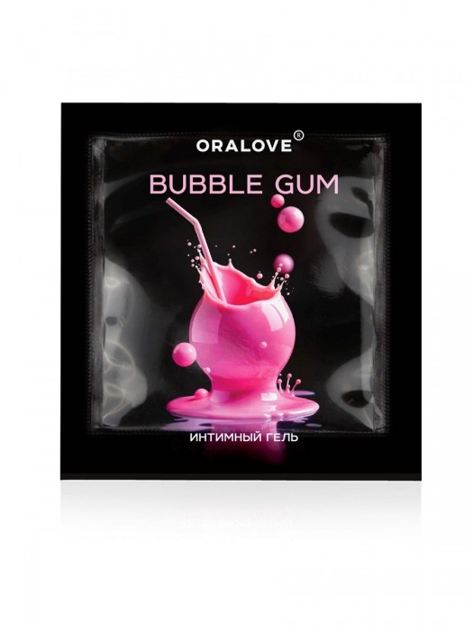 Саше съедобной оральной смазки OraLove с ароматом бабл-гам - 3 гр. - Биоритм - купить с доставкой в Кисловодске