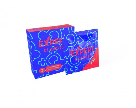 Презервативы увеличенного размера Expert Classic XXL - 3 шт. - Expert - купить с доставкой в Кисловодске