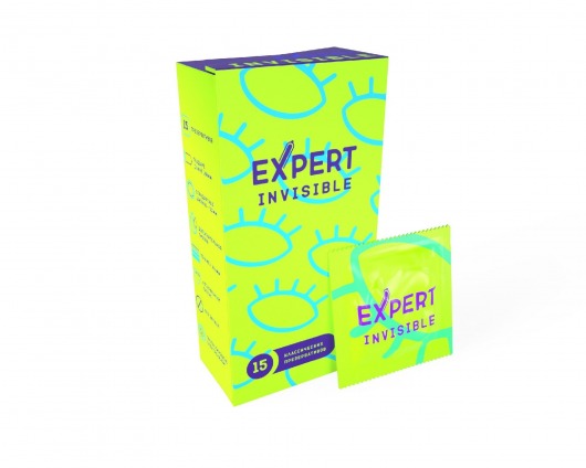 Ультратонкие презервативы Expert Invisible - 15 шт. - Expert - купить с доставкой в Кисловодске