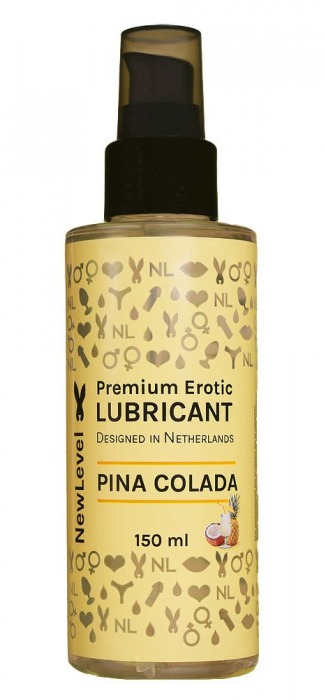Ароматизированный лубрикант на водной основе NewLevel Pina Colada - 150 мл. - NewLevel - купить с доставкой в Кисловодске