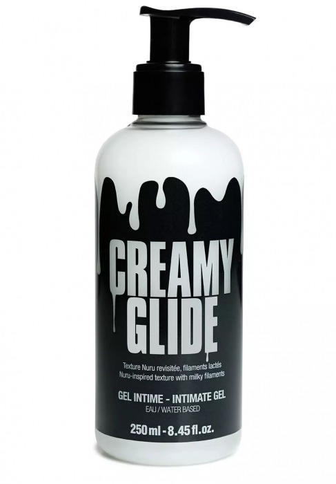 Лубрикант на водной основе Creamy Glide с консистенцией спермы - 250 мл. - Strap-on-me - купить с доставкой в Кисловодске