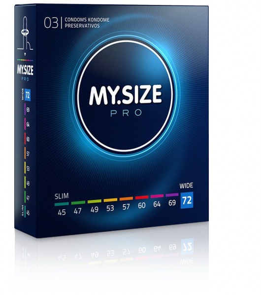 Презервативы MY.SIZE размер 72 - 3 шт. - My.Size - купить с доставкой в Кисловодске