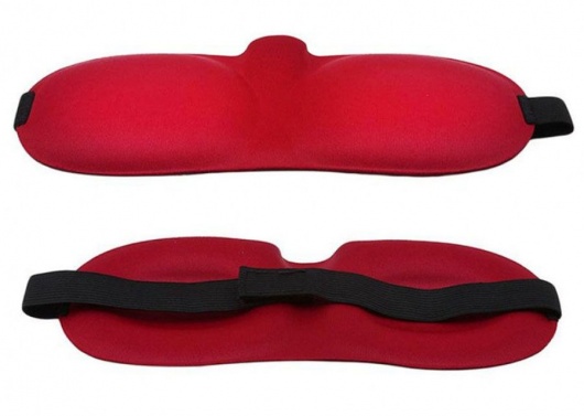 Красная глухая маска на резинке - Sitabella - купить с доставкой в Кисловодске