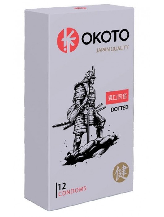 Точечные презервативы OKOTO Dotted - 12 шт. - Sitabella - купить с доставкой в Кисловодске