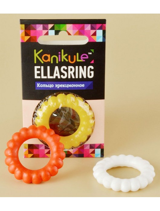 Цветное рельефное эрекционное кольцо Ellasring - Sitabella - в Кисловодске купить с доставкой