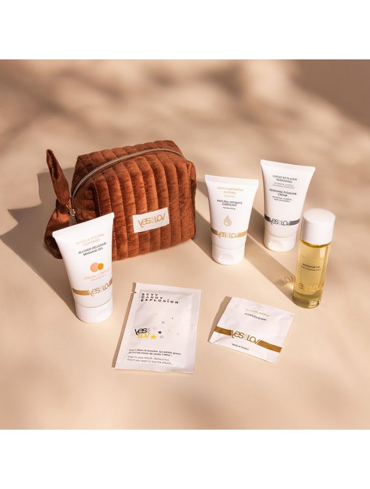 Набор YESforLOV La Trousse Enchantée в коричневой косметичке - YESforLOV - купить с доставкой в Кисловодске