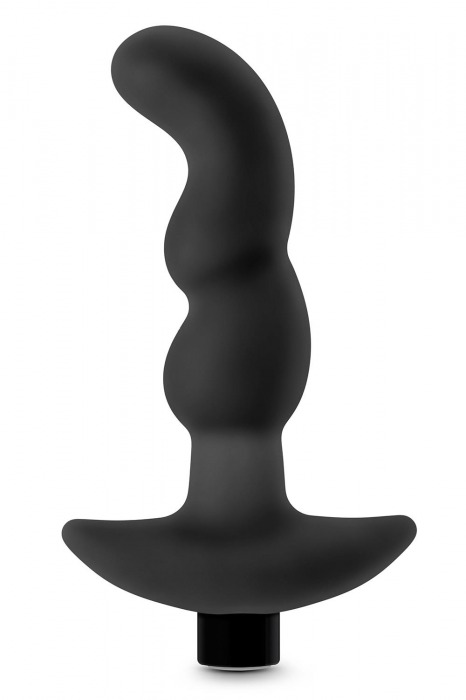 Черный вибромассажер простаты Prostate Massager 03 - 15,2 см. - Blush Novelties - в Кисловодске купить с доставкой