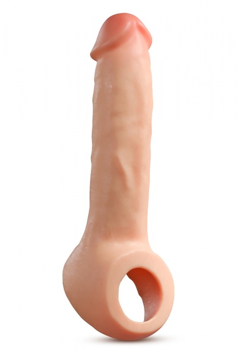 Телесная насадка-удлинитель Thrive 8.75 Inch Realistic Penis Extender Sleeve - 22,2 см. - Blush Novelties - в Кисловодске купить с доставкой