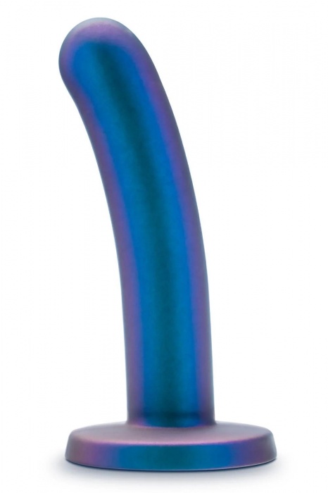 Синяя насадка с гладкой поверхностью Surrender 5.75 Inch Intermediate Pegging Dildo - 14,6 см. - Blush Novelties - купить с доставкой в Кисловодске