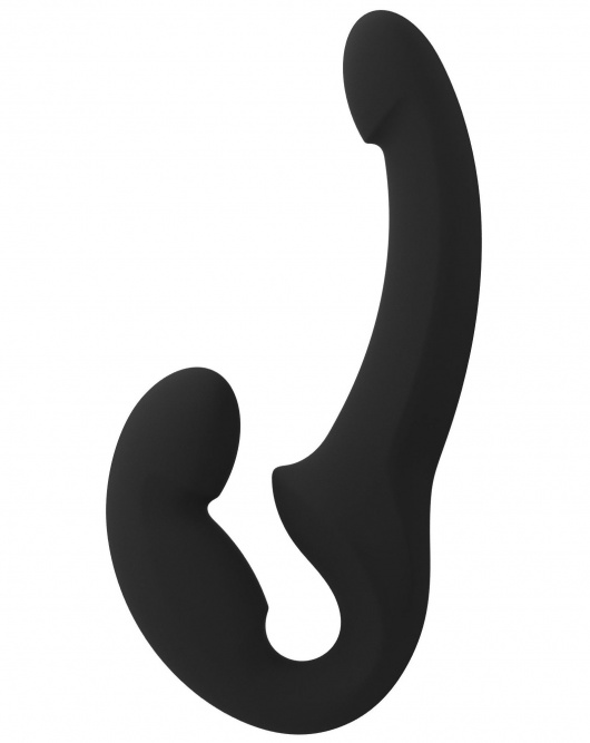 Черный безремневой страпон Share Lite - Fun Factory - купить с доставкой в Кисловодске