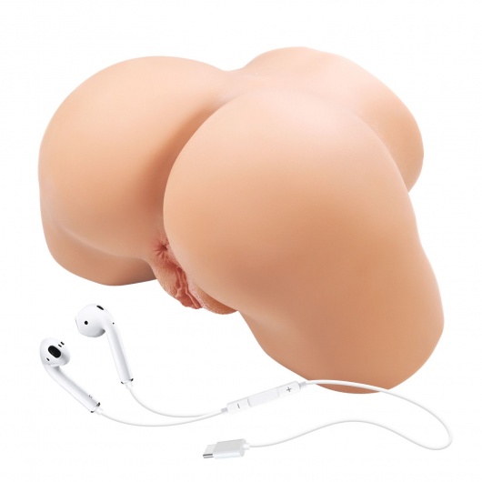 Телесный мастурбатор Olivia с 2 любовными отверстиями - Baile - в Кисловодске купить с доставкой