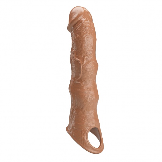 Карамельный фаллоудлинитель с 3 вставками - 28 см. - Baile - в Кисловодске купить с доставкой
