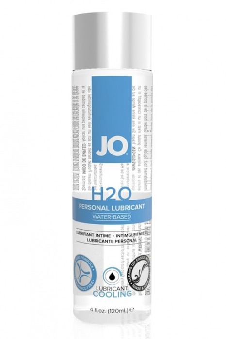 Охлаждающий лубрикант на водной основе JO Personal Lubricant H2O COOLING - 120 мл. - System JO - купить с доставкой в Кисловодске