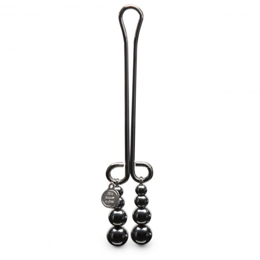 Зажим для клитора с бусинами Just Sensation Beaded Clitoral Clamp - Fifty Shades of Grey - купить с доставкой в Кисловодске