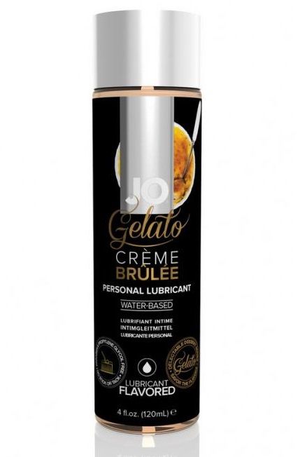 Лубрикант с ароматом крем-брюле JO GELATO CREME BRULEE - 120 мл. - System JO - купить с доставкой в Кисловодске