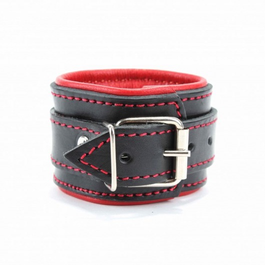 Оковы на ноги с красным подкладом - БДСМ Арсенал - купить с доставкой в Кисловодске