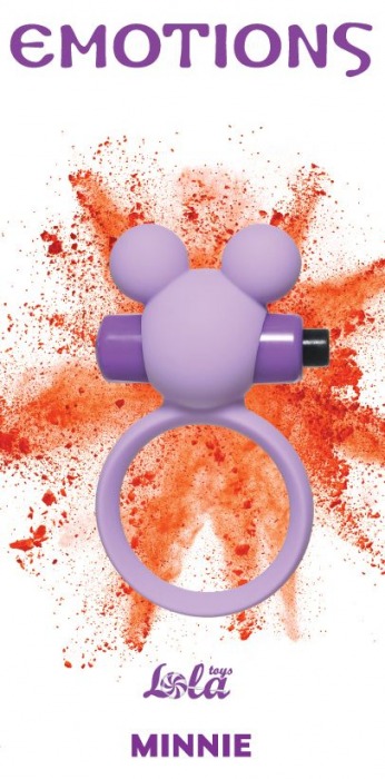 Сиреневое эрекционное виброколечко Emotions Minnie - Lola Games - в Кисловодске купить с доставкой