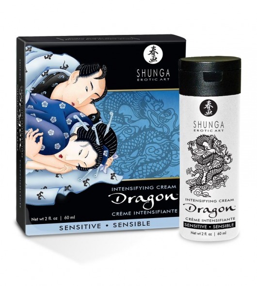 Интимный мужской крем SHUNGA DRAGON SENSITIVE - 60 мл. - Shunga - купить с доставкой в Кисловодске