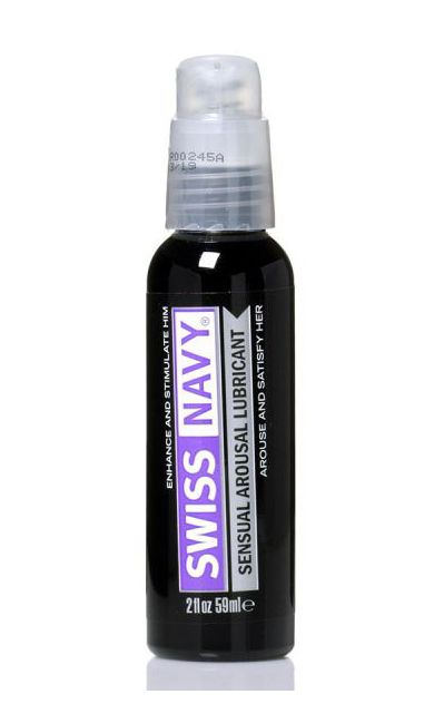 Возбуждающий гель-лубрикант на водной основе Sensual Arousal Lubricant - 59 мл. - Swiss navy - купить с доставкой в Кисловодске