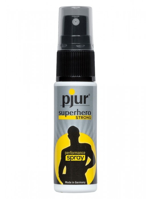 Спрей-пролонгатор длительного действия pjur SUPERHERO Strong Spray - 20 мл. - Pjur - купить с доставкой в Кисловодске