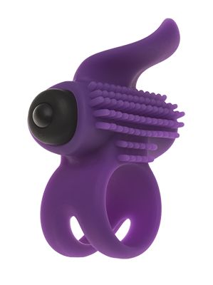 Эрекционное кольцо с подхватом мошонки и стимуляцией клитора Bullet Lastic Ring - Adrien Lastic - в Кисловодске купить с доставкой