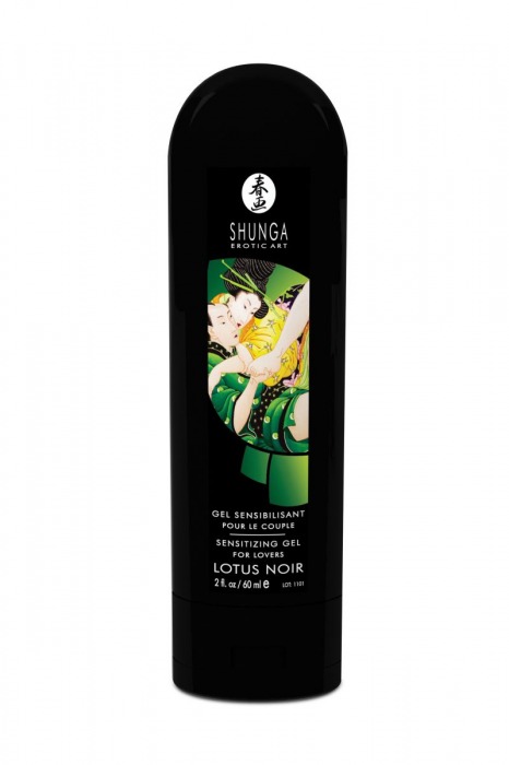 Интимный гель для пар, усиливающий наслаждение, Lotus Noir - 60 мл. - Shunga - купить с доставкой в Кисловодске