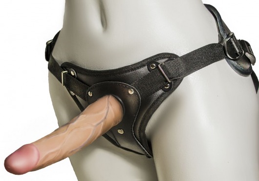 Женский страпон с вагинальной пробкой Woman Strap - 18 см. - LOVETOY (А-Полимер) - купить с доставкой в Кисловодске