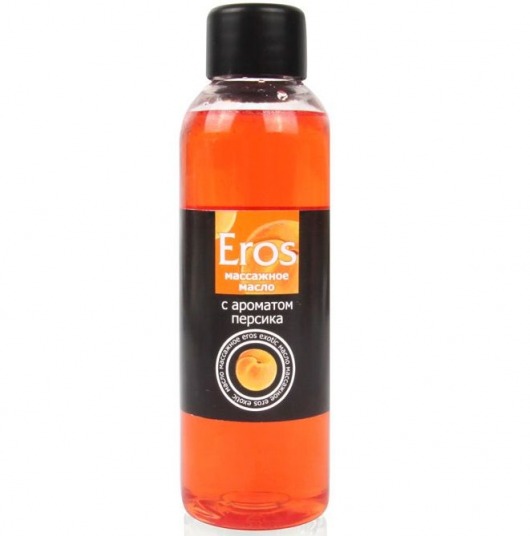 Массажное масло Eros exotic с ароматом персика - 75 мл. - Биоритм - купить с доставкой в Кисловодске