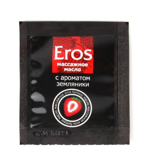 Пробник массажного масла с ароматом земляники Eros fantasy - 4 гр. - Биоритм - купить с доставкой в Кисловодске