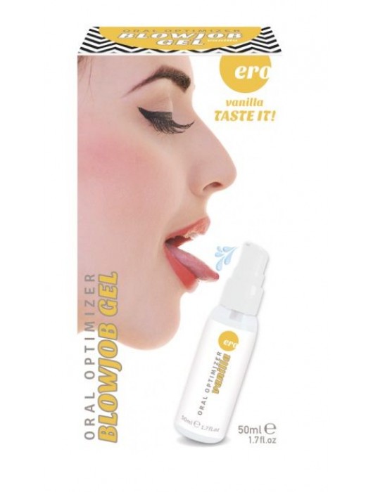 Увлажняющий гель для орального секса с ароматом ванили - 50 мл. - Ero - купить с доставкой в Кисловодске