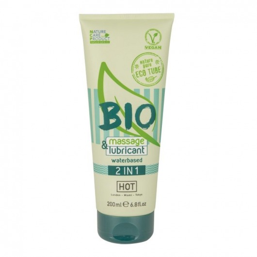 Массажный гель-лубрикант Bio 2-in-1 - 200 мл. - HOT - купить с доставкой в Кисловодске