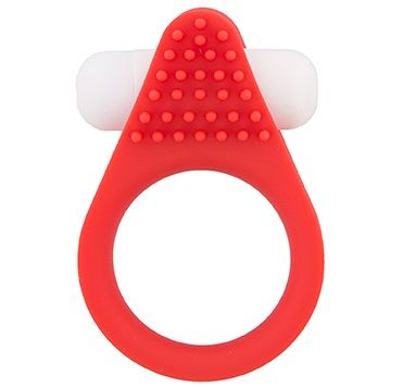 Красное эрекционное кольцо LIT-UP SILICONE STIMU RING 1 RED - Dream Toys - в Кисловодске купить с доставкой