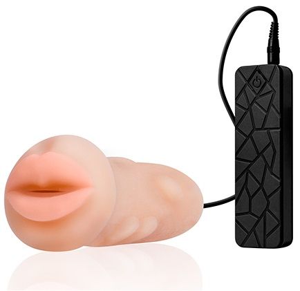 Мастурбатор-ротик с вибрацией REALSTUFF VIBRATING MASTURBATOR MOUTH - Dream Toys - в Кисловодске купить с доставкой