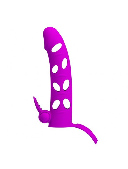 Насадка с закрытой головкой и виброэлементом для клиторального массажа - Baile - в Кисловодске купить с доставкой