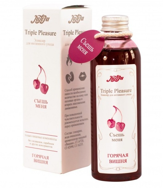 Эликсир Triple Pleasure  Горячая вишня  - 130 гр. - JULEJU - купить с доставкой в Кисловодске