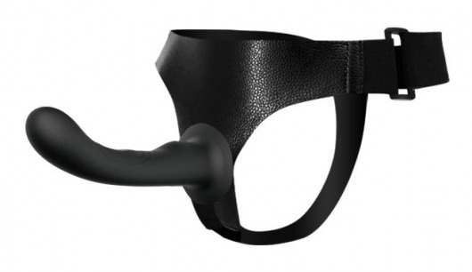 Страпон с изогнутой головкой Ultra Harness Curvy Dildo - 15,8 см. - Baile - купить с доставкой в Кисловодске