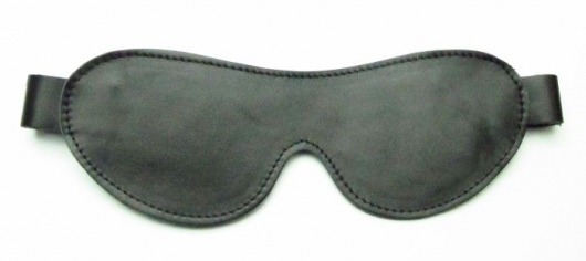 Маска на глаза из гладкой кожи - БДСМ Арсенал - купить с доставкой в Кисловодске