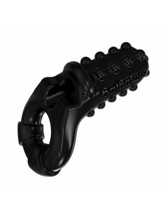 Чёрное эрекционное виброкольцо Tickle - Bathmate - в Кисловодске купить с доставкой