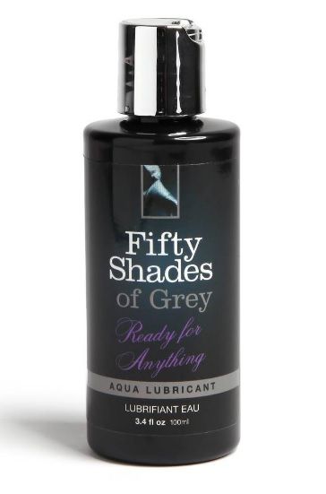 Лубрикант на водной основе Ready for Anything Aqua Lubricant - 100 мл. - Fifty Shades of Grey - купить с доставкой в Кисловодске