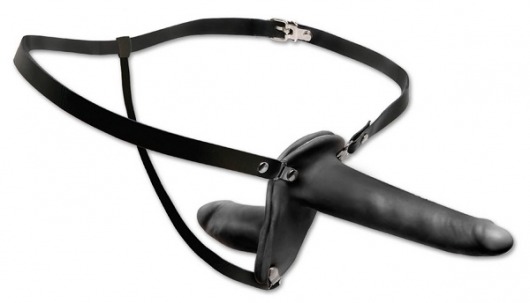 Женский страпон с вагинальной пробкой Double Penetrix Strap-on - 15 см. - Pipedream - купить с доставкой в Кисловодске