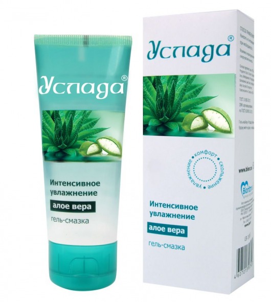 Гель-лубрикант  Услада  с алое вера - 60 гр. - Биоритм - купить с доставкой в Кисловодске