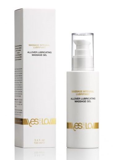 Массажный гель-смазка на силиконовой основе Allover Massage Gel - 100 мл. - YESforLOV - купить с доставкой в Кисловодске
