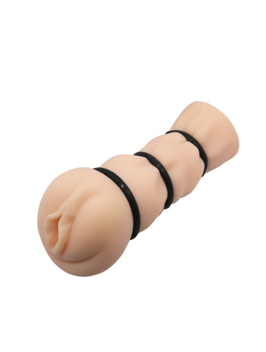 Мастурбатор-вагина с уплотняющими кольцами Baile Crazy Bull - Baile - в Кисловодске купить с доставкой