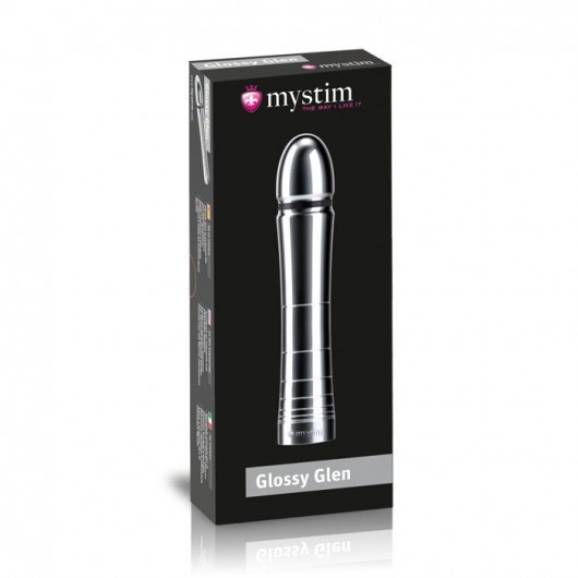Фаллоимитатор для электростимуляции Glossy Glen Dildo - 14 см. - MyStim - купить с доставкой в Кисловодске