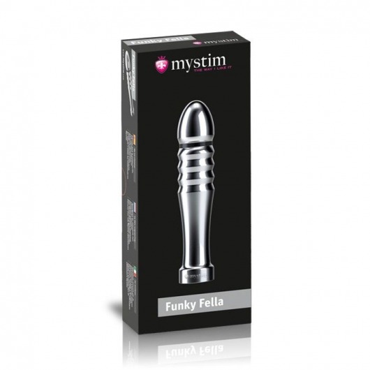 Ребристый фаллоимитатор для электростимуляции Funky Fella Rill Dildo - 13 см. - MyStim - купить с доставкой в Кисловодске