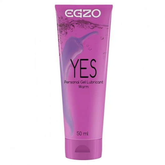 Согревающий лубрикант на водной основе Egzo Yes - 50 мл. - EGZO - купить с доставкой в Кисловодске