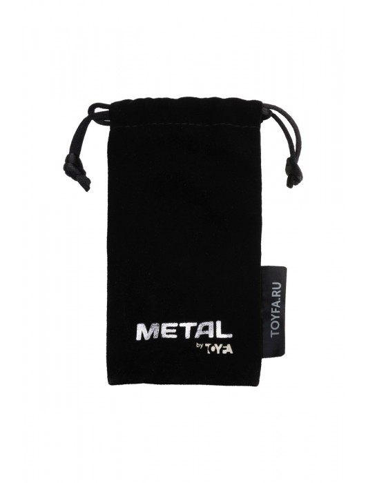 Серебристая анальная пробка с прозрачным кристаллом-сердцем - 8 см. - ToyFa - купить с доставкой в Кисловодске